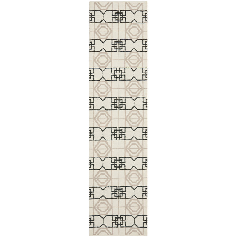 Thom Filicia Hand Loomed Recycled Plastic Geometric Rug, Runner 2' x 12'