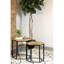 Table de bout intérieure, 2 pièces, table gigogne pour le salon