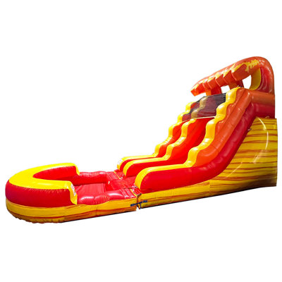 9' x 25.5' Inflatable Slide with Water Slide and Air Blower