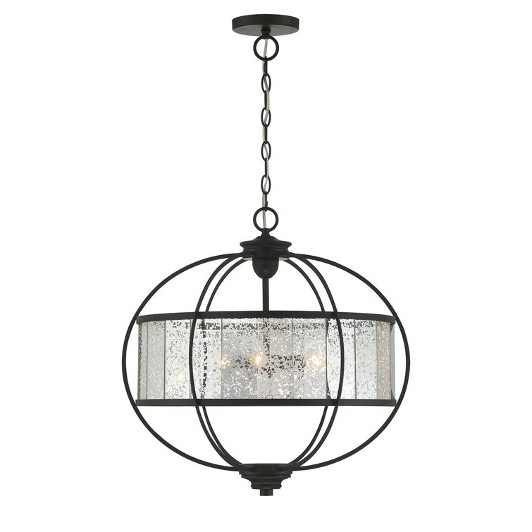 3 - Light Dimmable Geometric Chandelier