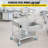 39'' H x 21.1'' W Utility Cart with Wheels