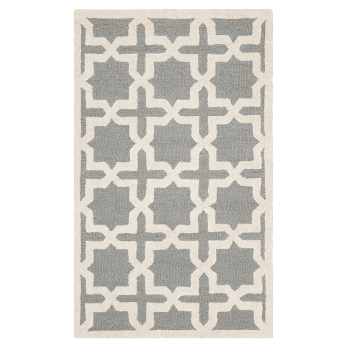 Igna Hand Tufted Wool Geometric Rug