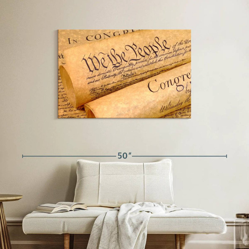 Keiri Declaration Of Independence Documents, 26" H x 39" W