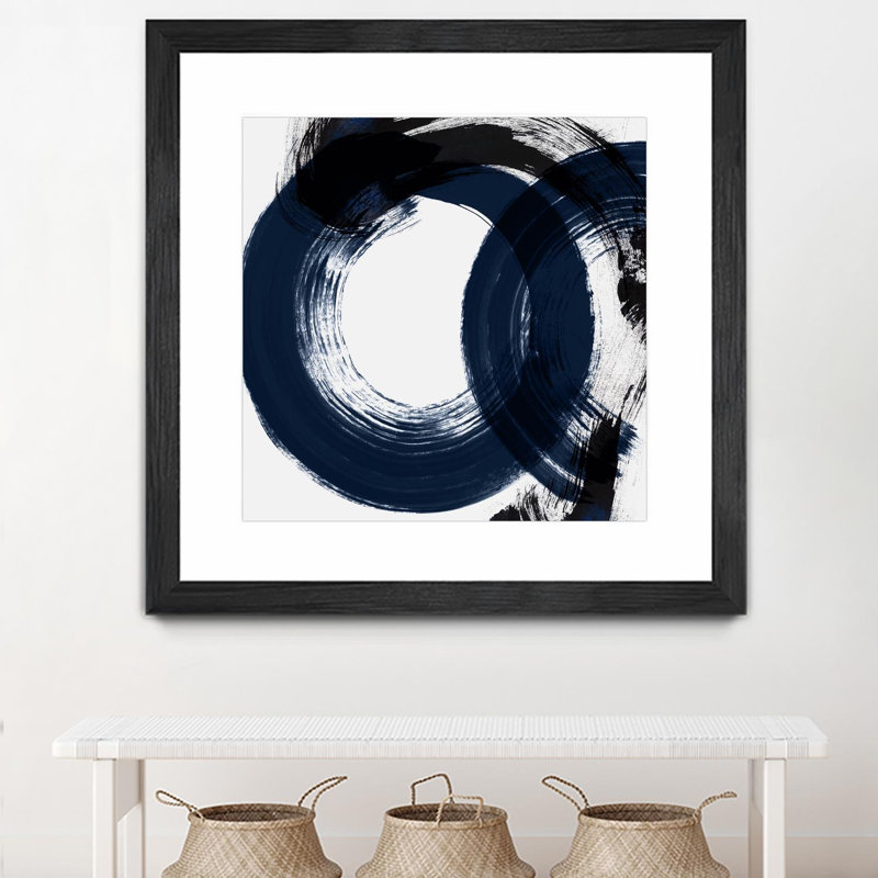 «Deep Eternity» mat et encadré, Noir, H 30 po x l 30 po