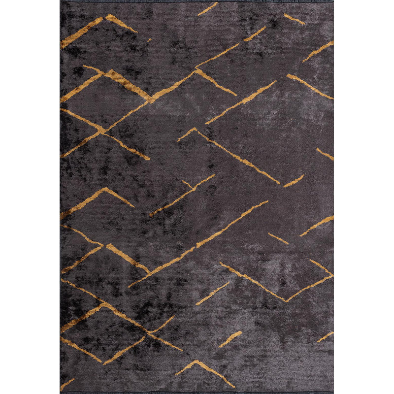 Renitha Abstract Hand Loom Indoor / Outdoor Area Rug, Rectangle 240 x 300cm