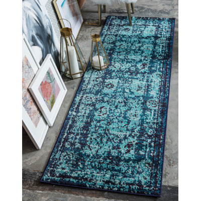 Colfin Washable Floral Indoor Rug