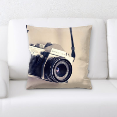 Microsuede Reversible Throw Pillow