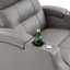 Fauteuil inclinable électrique pour fauteuil de jeu en cuir fleur avec plateau de jeu et porte-gobelet USB-385895029