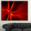 Corwin, art graphique abstrait «Red and Yellow Rays»-35124140-35124146