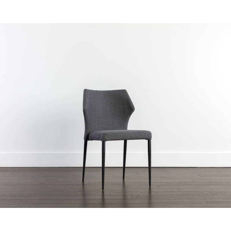 Chaise de salle à manger empilable Durenda, Gris