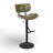 Pehrson Swivel Height Adjustable Faux Leather Mid-Century Bar Stool-620438783