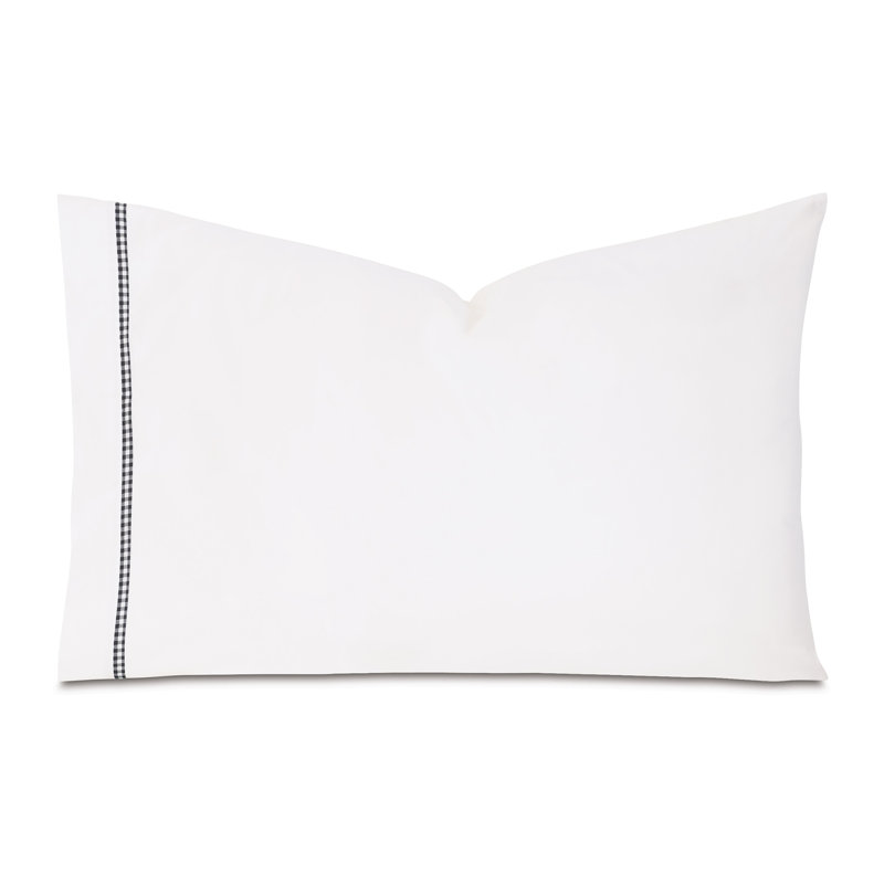 Malaya Pillow Case, King Pillowcase, Black