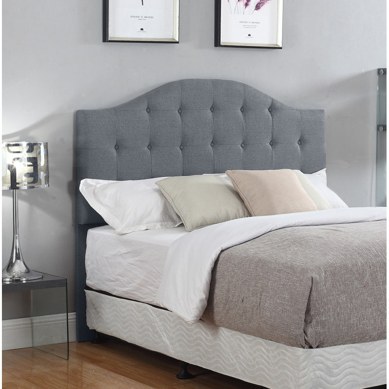 Kaiya Upholstered Headboard, Gray