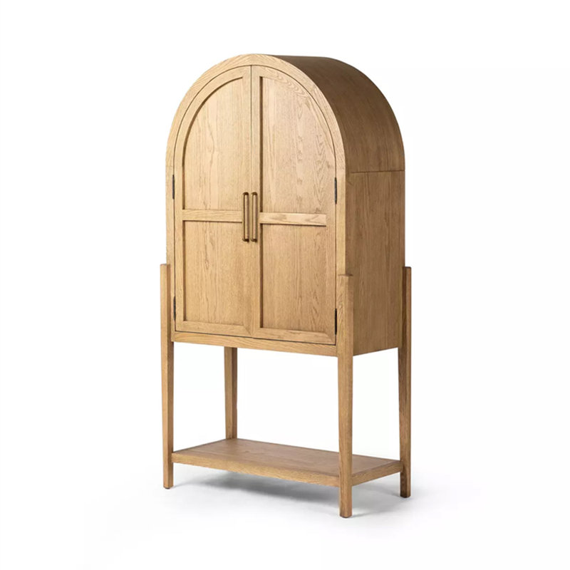 American Style Retro Simple Bookcase, Burlywood