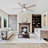 52" Modern Brushed Nickel Finish Reversible Quiet Motor Ceiling Fan With Light And Remote Control
