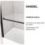 34" x 58" Pivot Tub Door-94286308