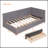 Upholstered Daybed With 2 Storage Drawers Twin Size Sofa Bed Frame No Box Spring Needed, Linen Fabric-979750070