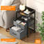 40cm W Metal Bedside Table-2063643796