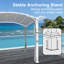 11 pi. L 11 pi. Pergola avec auvent-95110673