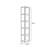 Abshire 71'' H x 13.26'' W Metal Cube Bookcase-1919821742