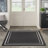 Nourison Essentials Black Ivory Indoor/Outdoor Area Rug-198866230