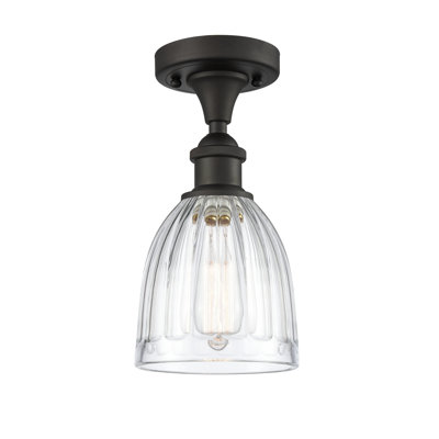 Dunder Glass Semi Flush Mount