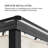Blumfeldt Beige Polyester Side Wall for Gazebo