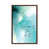 Classic Brown Wood Floater Framed