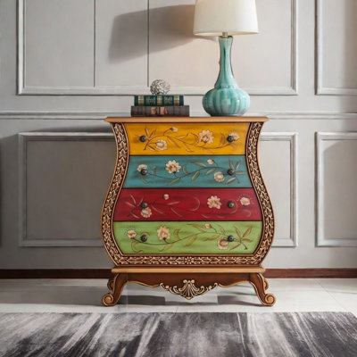 Armoire artistique en forme de vase avec tiroirs