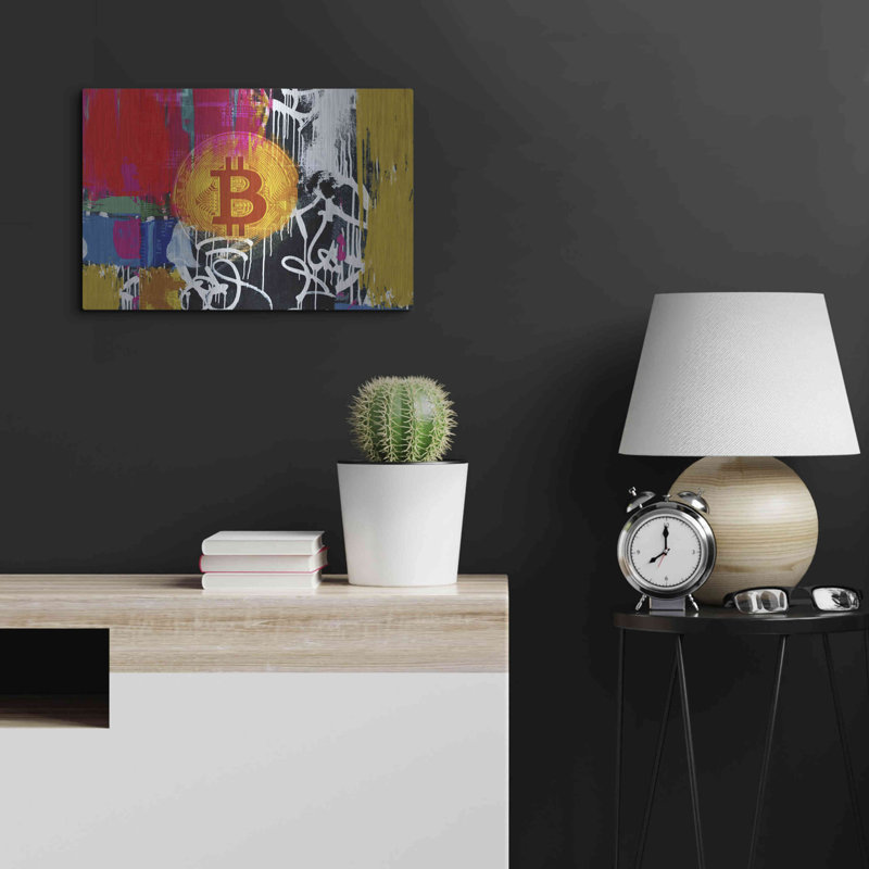 «Crypto-monnaie Bitcoin Graffiti 1» par Irena Orlov