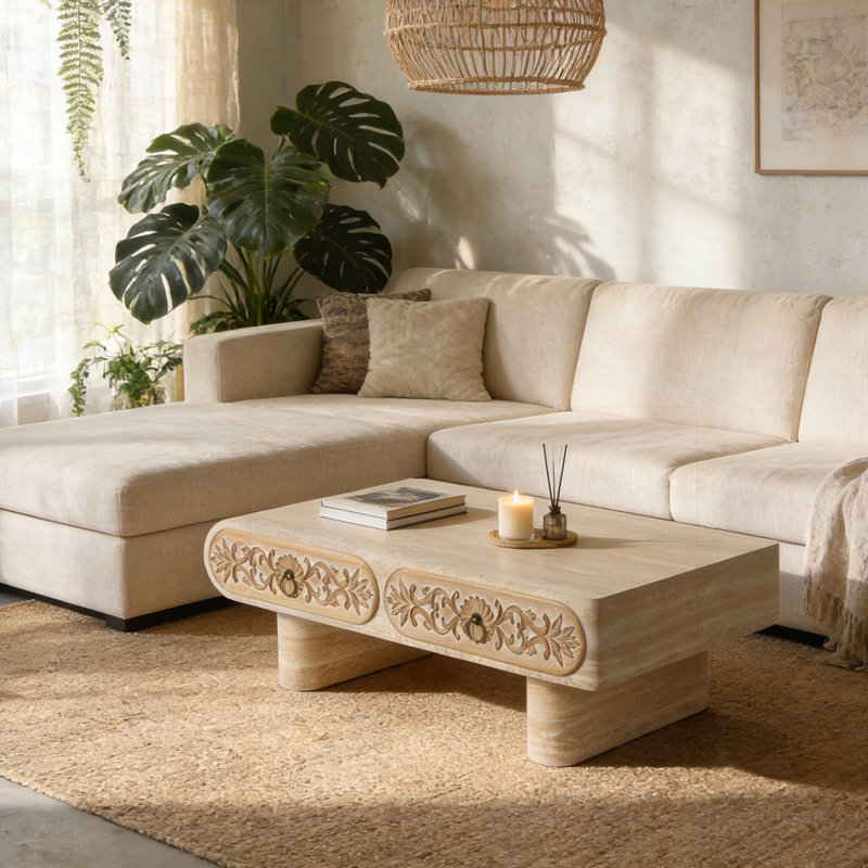 Table basse Modern Minimalist Farmhouse