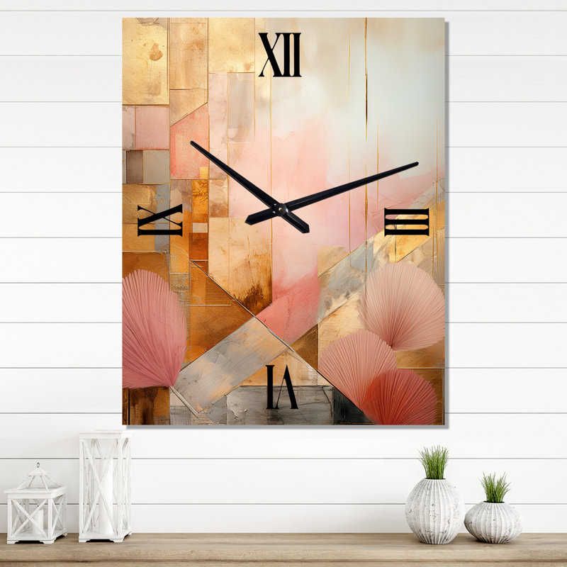 Horloge murale Allure Boho, H 40 po x l 30 po x P 1 po