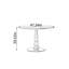 Table ronde en bois massif rétro simple et durable-824417280