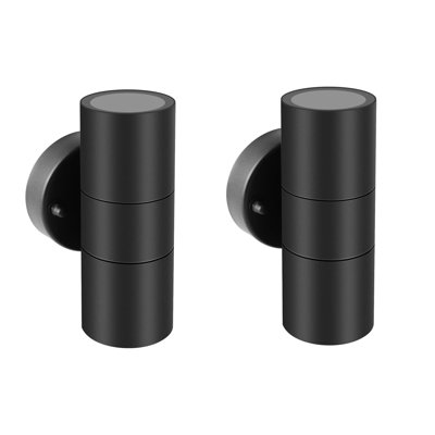 Matte Black 16cm H Outdoor Sconce