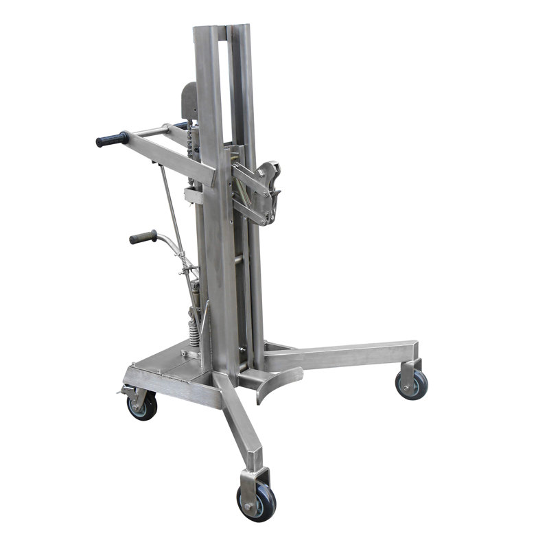 Élévateur à tambour en acier inoxydable