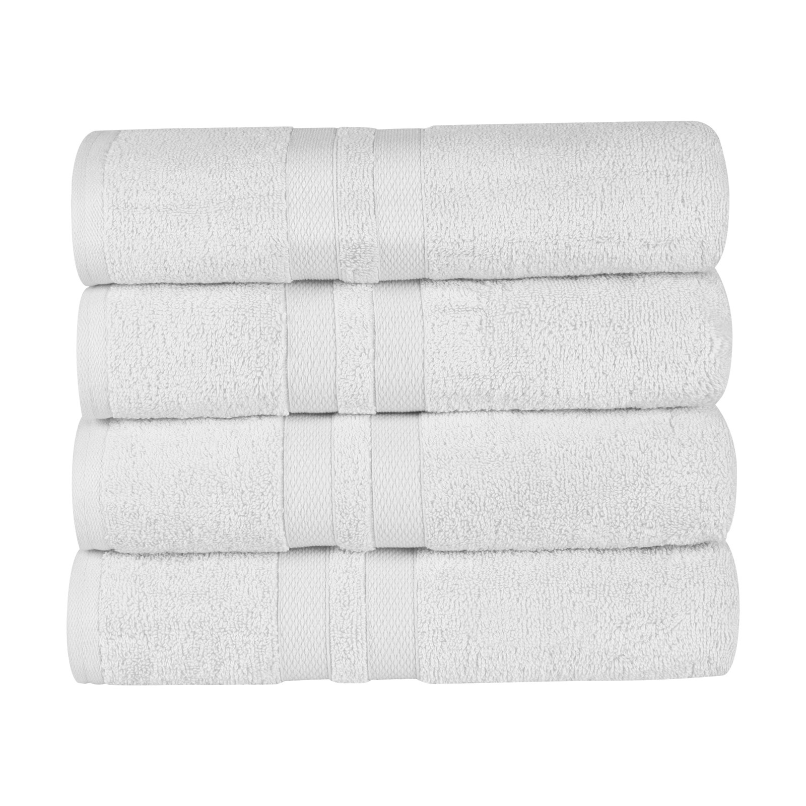 Winthrop Cotton Quick-Drying Solid Bath Towel Set, Silver