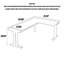 Bureau en L noir en bois massif-660560002