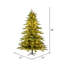 Vickerman 6.5'' X 57" Kamas Fraser Fir Artificial Christmas Tree Featuring 1200 Warm White Low Voltage 3MM LED Lights, 2775 PE/PVC Tips-335132485