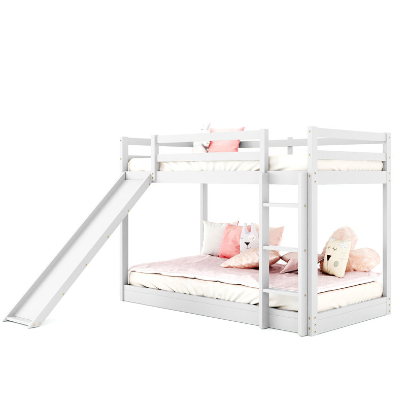 Lit superposé simple au-dessus de simple Abdella par Harriet Bee, Blanc