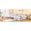 Full XL Over Queen Metal Bunk Bed with Trundle-1703953334
