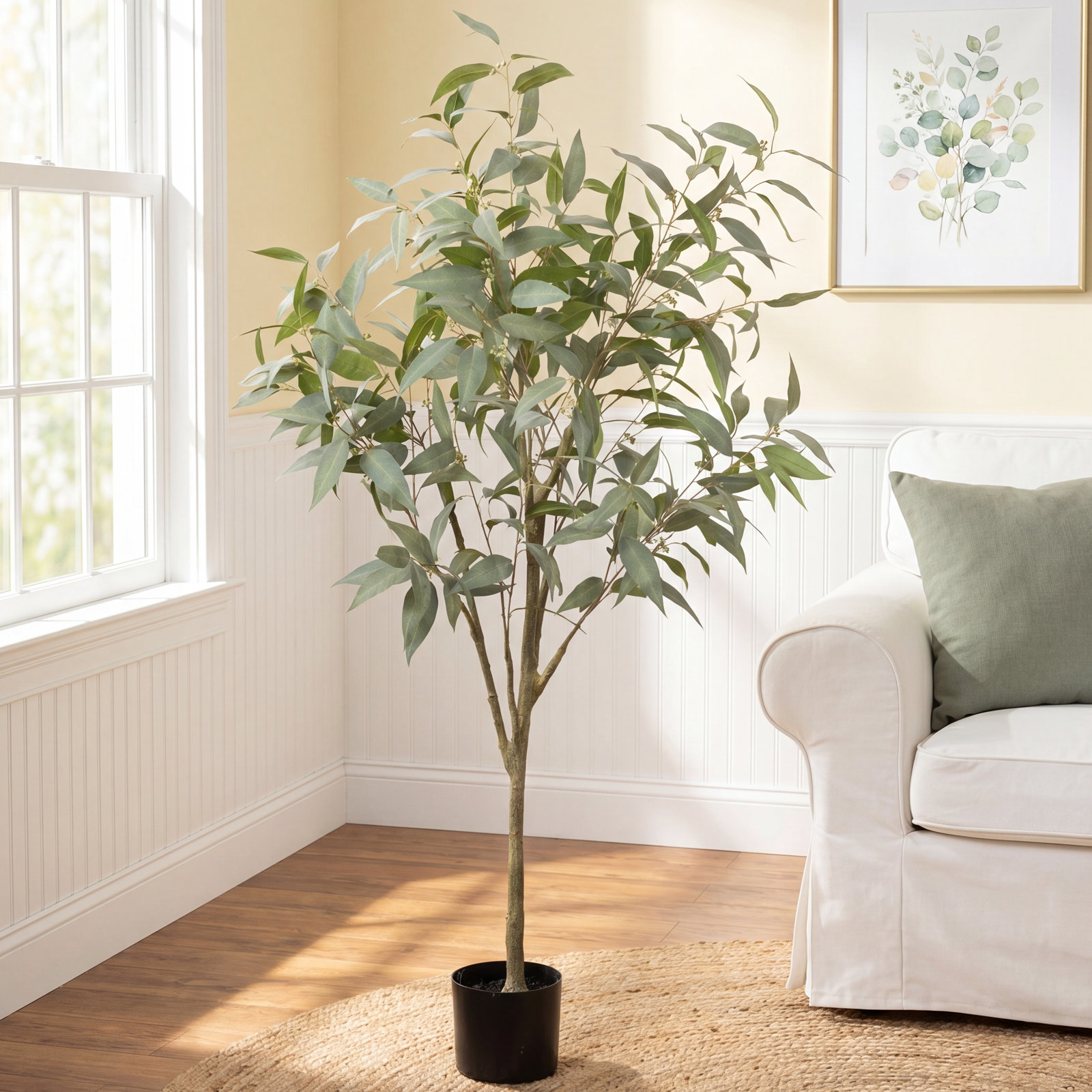 Quiller 65'' Faux Eucalyptus Tree Tree in Planter