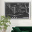 «Aeronautic Blueprint V» - Cadre photo, impression sur toile-151757539-151757541