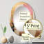 Newbridge - Miroir mural moderne ovale-438725094