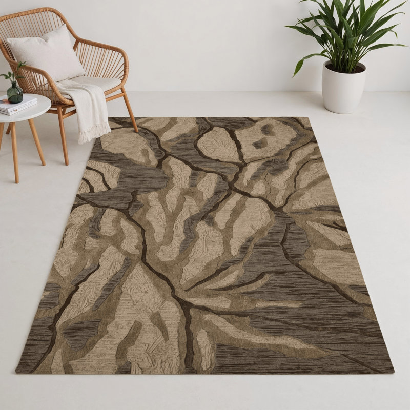 Nature Gray Indoor and Outdoor Area Rug, Rectangle 9' x 12'