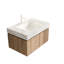 30-inch Carrara White Sintered Stone Countertop With Undermount Ceramic Basin