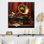 Phonographs dorés, harmonie antique - musique, décoration murale en métal