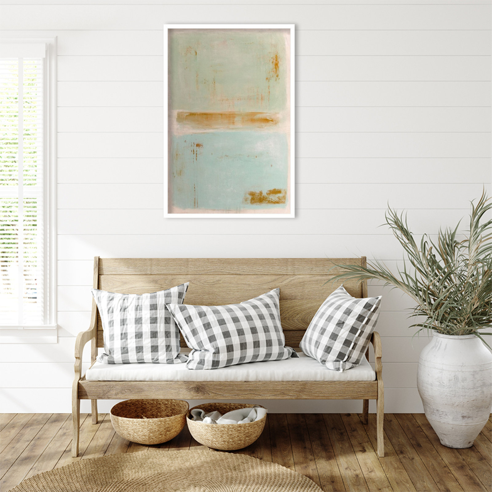 Soft Sided Print by Erin Ashley, 33" H x 23" W, White