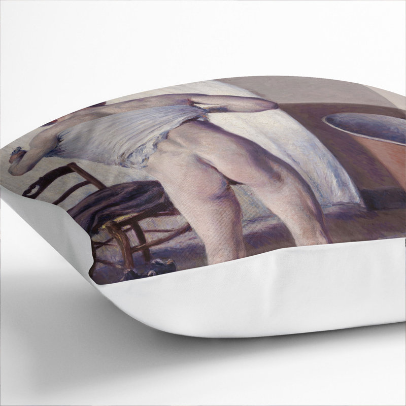 Square Cushion, 55cm H x 55cm W x 20cm D, White