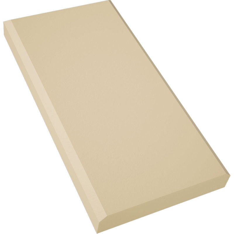 Foster Plinth Block with Beveled Edge, 10" H x 5" W x 1" D