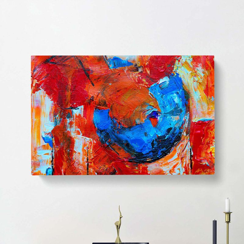 Abstract Art Painting Vol.90 by S.Johnson - Wrapped Canvas, 50cm H x 76cm W x 3cm D